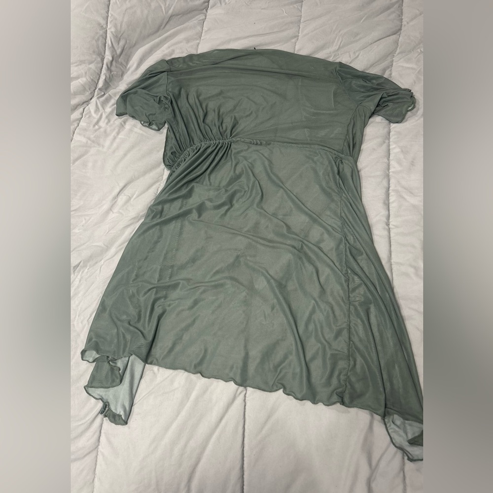 Green Swimsuit Cover Up